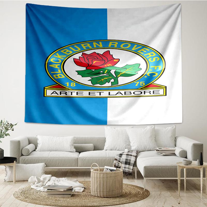 1PC Rovers Crest Football Club Printed Tapestry Room Decoration Wall Hanging for Living Room Bedroom, dormitory, Birthday and Christmas gifts