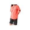 New Era Creative Printed Letter Cartoon T-Shirt Unisex Tops Orange Red 12354373