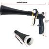 Air Blow Gun with Brass Adjustable Air Flow Nozzle,Cleaning Gun Quickly Blasts Dirt and Dust from Surface Works with Air Compressor(Upgrade Aluminium
