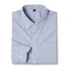 Camicie Oxford in Cotone Casual da Uomo con Taschino Singolo, Manica Lunga, Vestibilità Standard, Comode, Button-down, a Quadri
