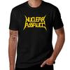 Bestseller Logo Atomarer Angriff Thrash Metal Band Tour Musik T-Shirt Basic Kurzarm T-Shirt Für Männer