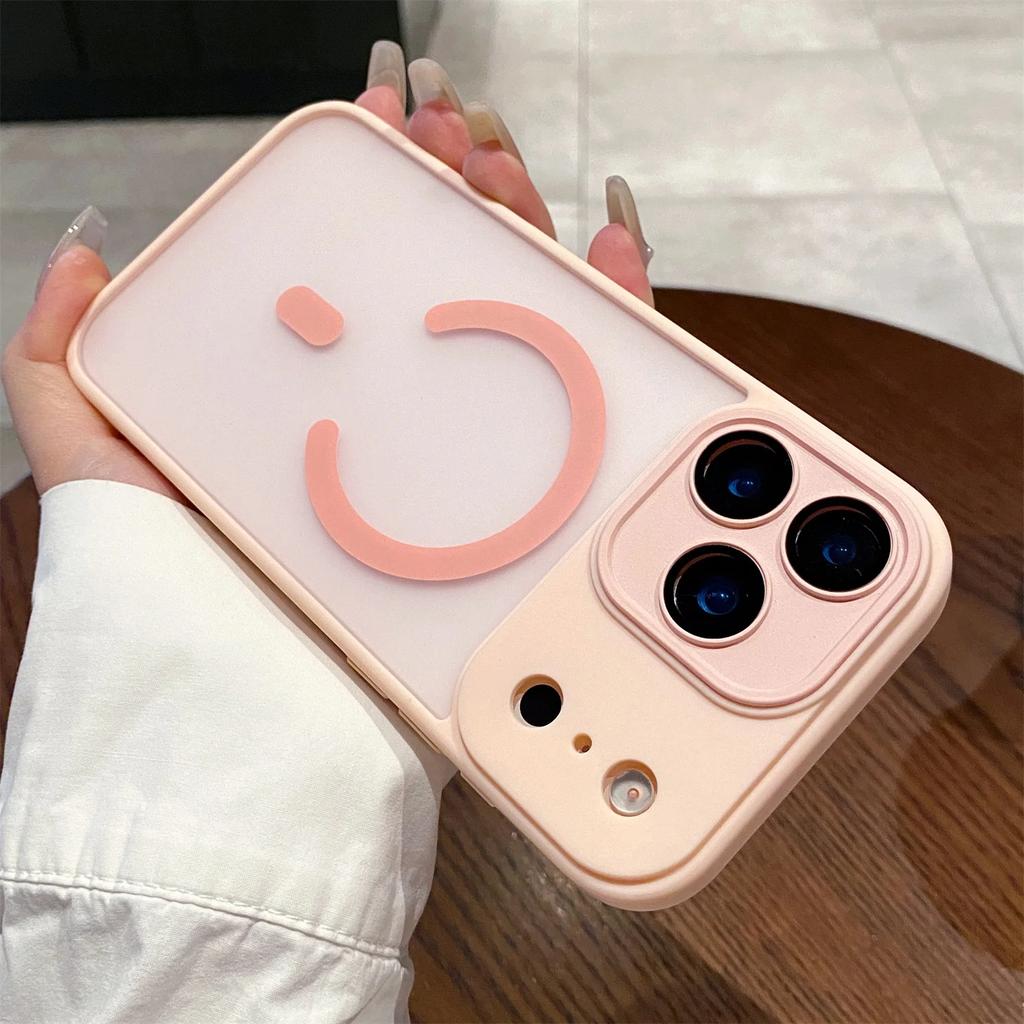 Camera Protection For iPhone 17Air 17Pro 17 Translucent Hard Magnetic Case  For Iphone 16 15 14 13 12 Pro Max Shockproof Cover