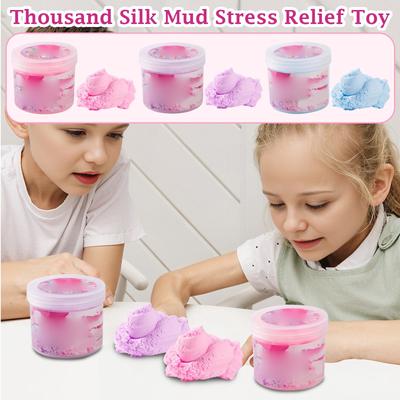 Oily Silk Mud, Cotton Glue Drawing Mud, Silk Mud, Decompression Toys