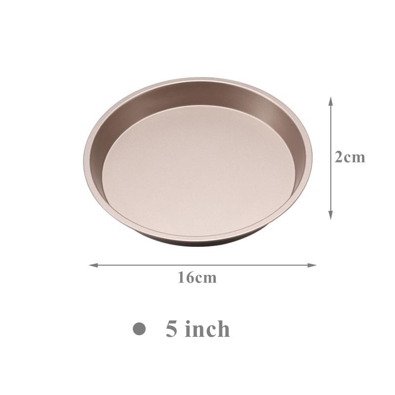 

5-10 дюймов углеродистая сталь круглая форма для пиццы антипригарная форма для выпечки духовка посуда для выпечки торта кондитерские изделия тарелка кухонные принадлежности