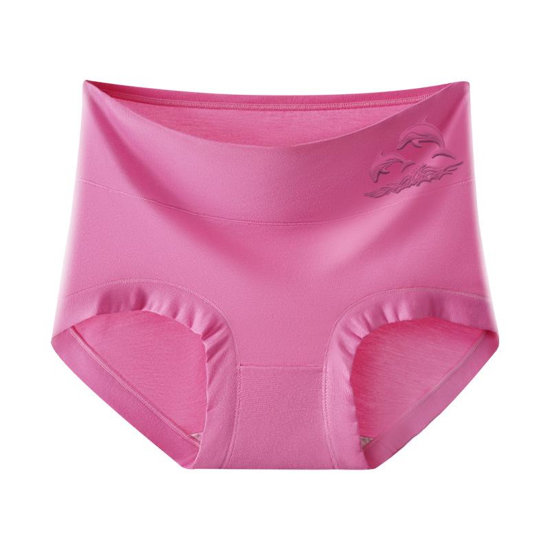 Sealed High-Waisted Women's Modal Underwear: Antibacterial Cotton Crotch, Tummy Control, Butt-Lifting Triangle Panties