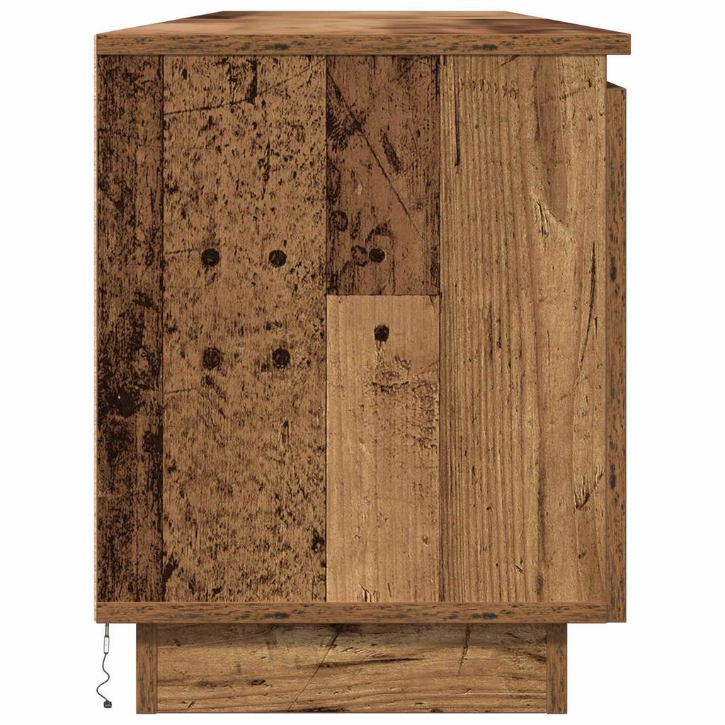 TV Cabinet Reclaimed Wood Look 180 x 38 x 49 cm Engineered Wood