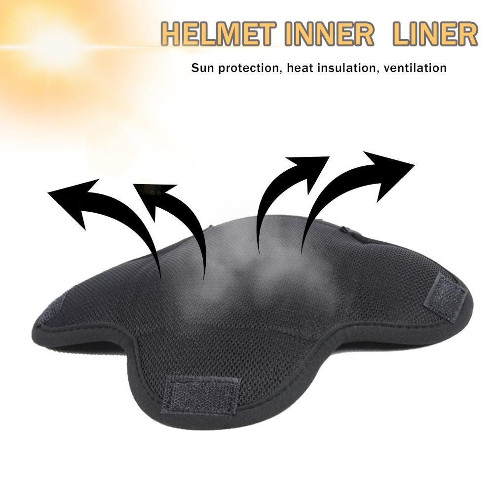 Breathable Motorcycle Helmet Liner Sweat Wicking Helmet Cushion Pad Quick-drying Motorcycle Helmet Cushion Inner Lining