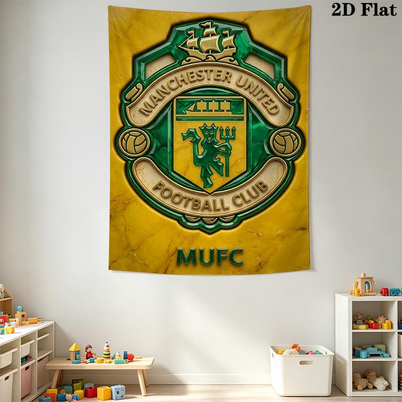 Manchester Crest Emblem Bedding 1 Duvet Cover 2 Pillowcase Without Core Soft And Comfortable Christmas Birthday Gift Bedding Set