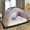 Indoor Foldable Tent for Adults & Children: Single/Double Capacity, Breathable, Wind & Mosquito Proof, Warm Bed Canopy