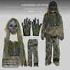 Ensemble de Costume Zombie d'Halloween, Tenue Squelette, Accessoires d'Horreur pour Fête, Unisexe S/M/L Général Brutal