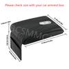 Car Armrest Cushion Cover Breathable Leather Console Box Pad Mat W/Storage Bag