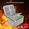 Fireproof Waterproof Large Capacity Organizer: Protects Important Documents & Family Certificates