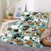 1pc Dogs Bones Lightweight Flannel Blanket, Comfortable and Warm Blanket, for Office and Camping Sofa Bed, Livingroom202