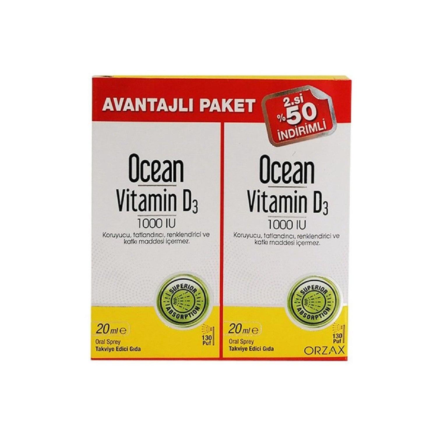 

Vitamin D3 1000 Iu Spray 20 Ml 2 Piece Advantage Package