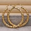 Bohemian Style Delicate Hoop Earrings - 14K Gold Plated CopperJewelry for Women - Perfect for Daily Wear and Christmas Gifts