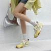 Mesh Breathable German Training Shoes Women's 2025 Summer New Leather Hollow Thick Sole Heightening Casual Versatile Lightweight Sports Shoes