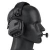 5th Gen Chip Tactical Headset HD-09 Over-Ear Pickup Noise Cancelling Headphones ABS+Sound Insulation Cotton Outdoor Shooting Hunting Military
