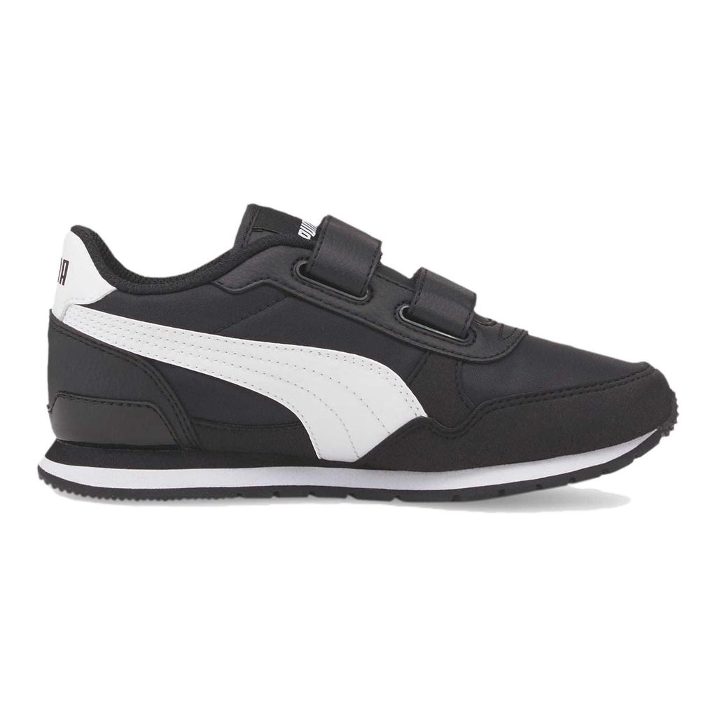 Puma ST Runner v3 Nylon Kleinkind Schwarz Weiß Kinder Sneaker 384902-01