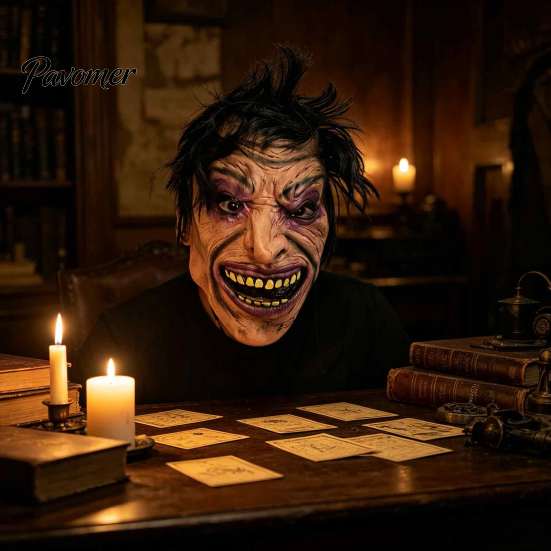 Breathable Cosplay Masque Scary Halloween Masque, Creepy Full Face Latex Haunted House Costume Accessories for Costume, Party, Head Events