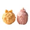 Christmas Candle Making Mould, Flexible Construction and Detailed Cavities for Handmade Soap Holiday Decoration Wax Casting