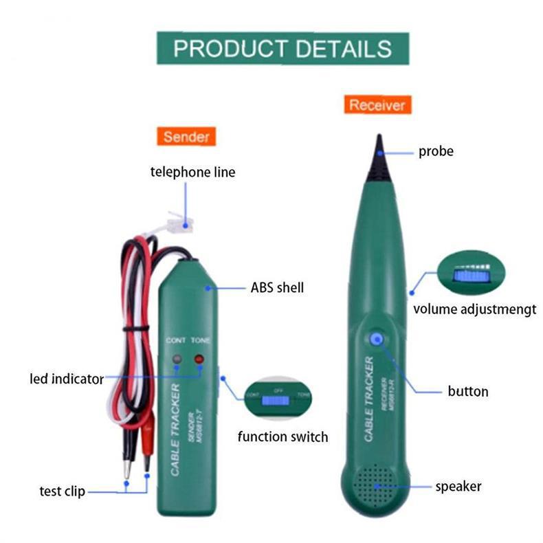 MS6812 Cable Tracker & Line Finder Network Tester