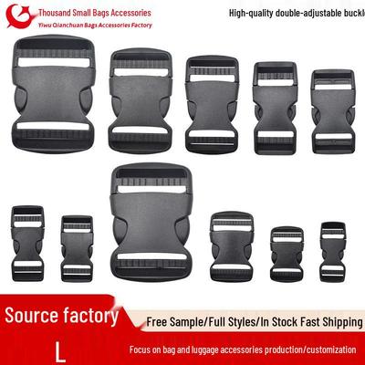 20MM Double-Pull Plastic Insert Buckle for Backpacks and Bags