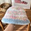 Women S Striped Knitted Bucket Hat Winter Warm Plush Ear Protection Hat