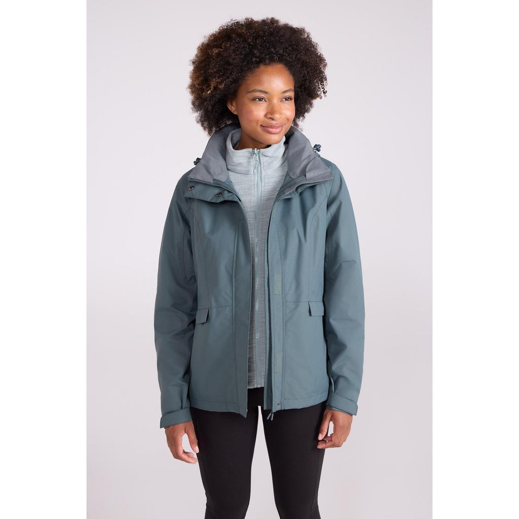 Mountain Warehouse Womens/Ladies Thunderstorm II 3 In 1 Waterproof Jacket