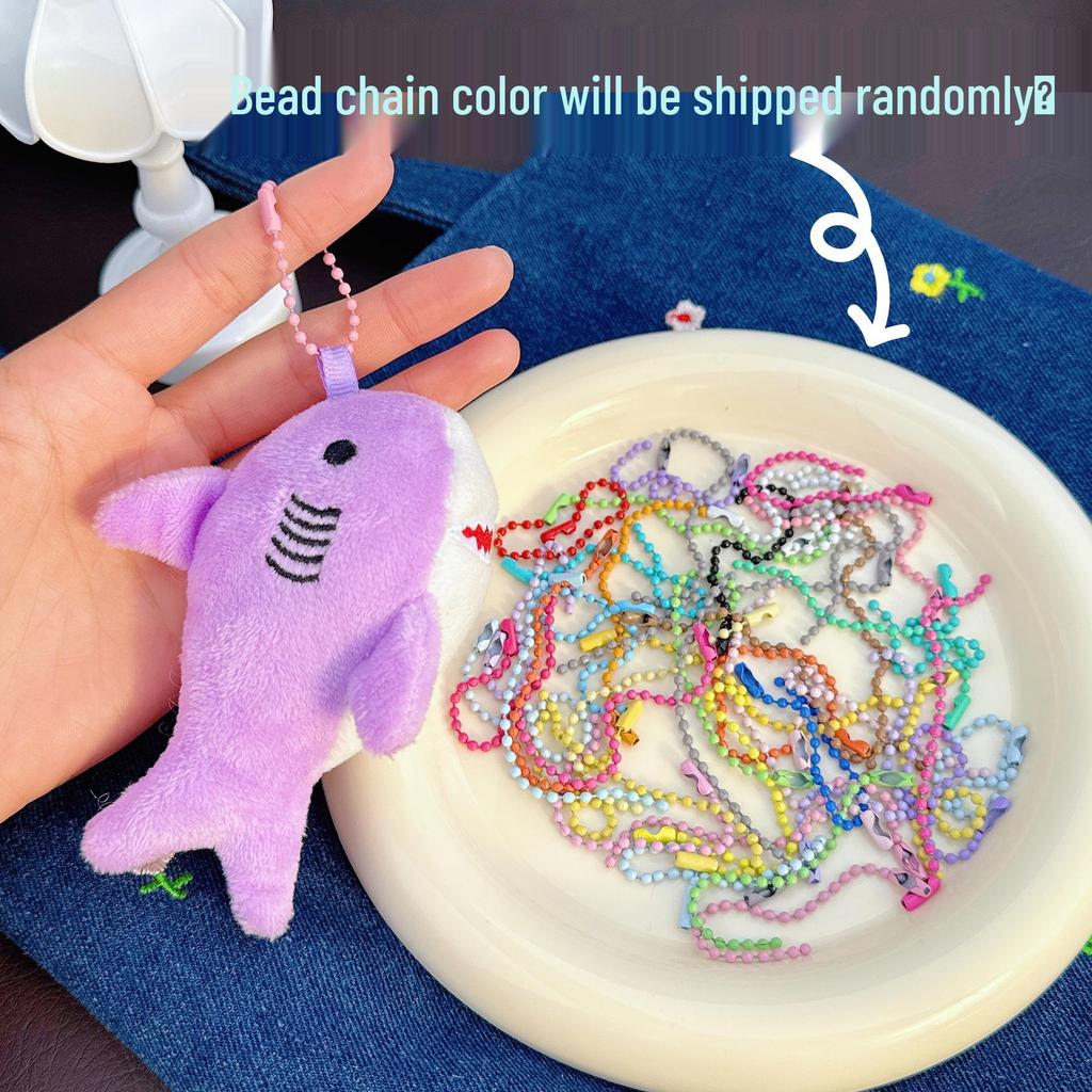 Cute Shark Whale Plush Keychain Charm