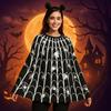 Loose Halloween Cosplay Cape Fun Interaction Witch Cosplay Cloak Creative Ghost Hooded Cloak  Adult