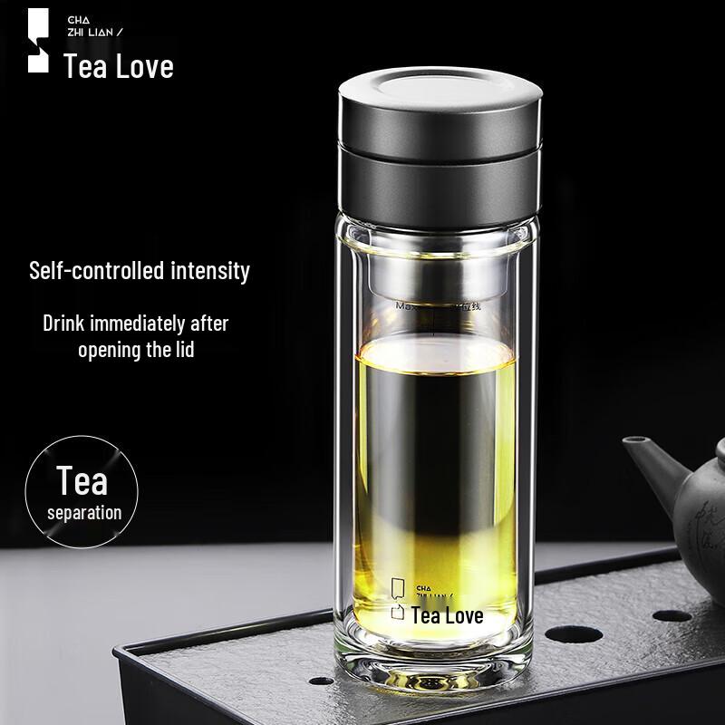 Cha Zhi Lian Double-Layer Tea Infuser Glass