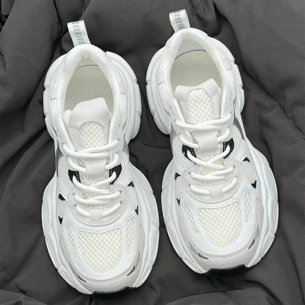 Women's Sneakers New Mesh Breathable Casual Shoes Fashion Height-increasing Sport Shoes Platform Vulcanized Shoe Tenis Masculino