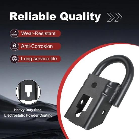 2pcs LF & RF Front Tow Shackle w/ Bolts for 2015-  Ford F-150 New