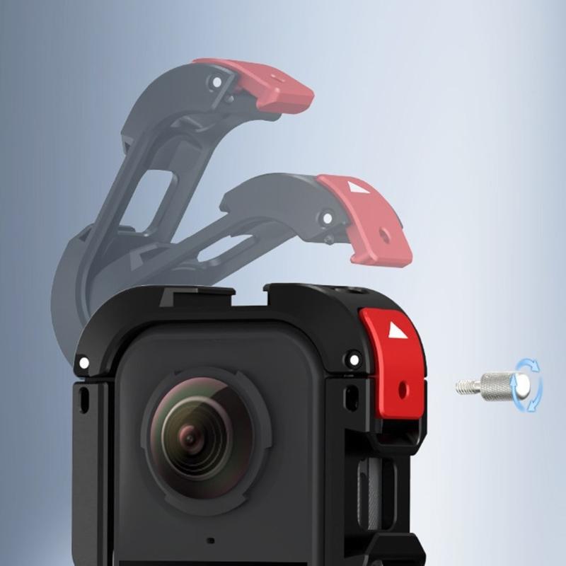 Aluminum Quick Release Cage For X4 Air Action Camera Mount With Cold Shoe Full Protective Frame Case Accessories