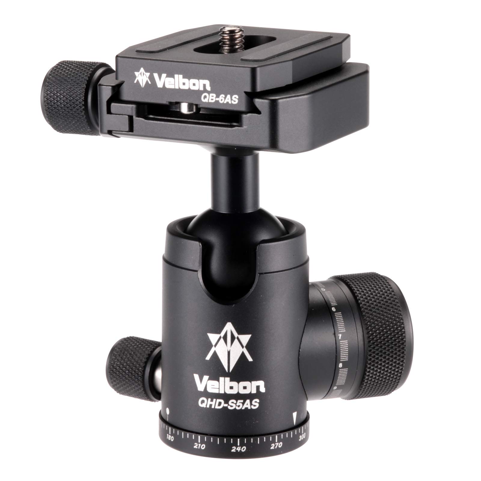 

Velbon Pan 37mm Base Frame Locking Torque 471512 QHD-S5AS Medium-Sized Head, Diameter, System, Adjustment, Arca-Swiss Compatible, Aluminum, чорний