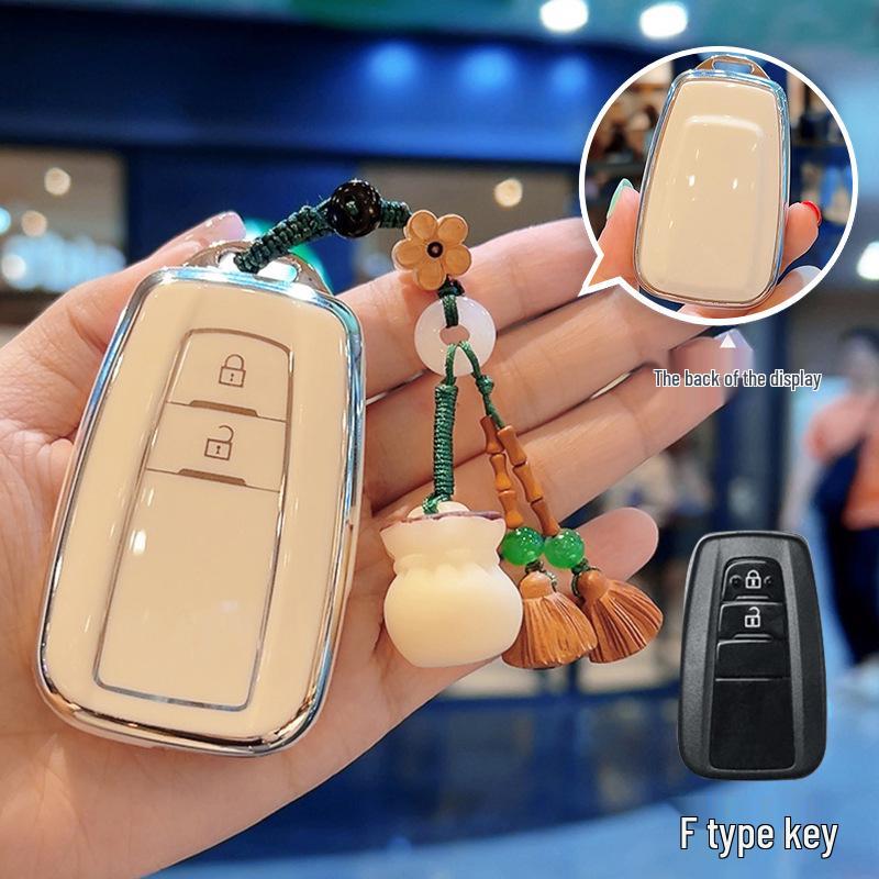 Toyota Key Cover for Camry, Corolla, RAV4, Land Cruiser, Avalon, and Viloran (Women's Edition).