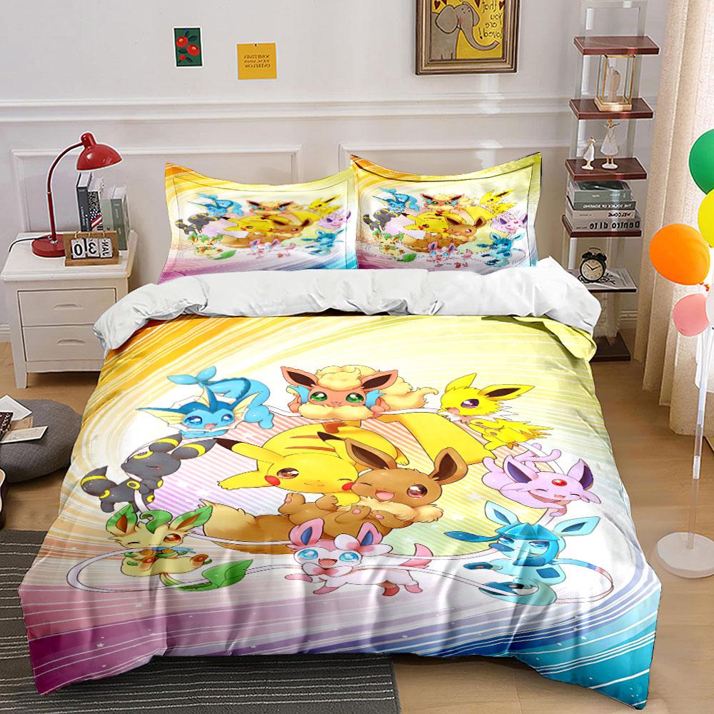 "Whimsical rainbow creatures' harmony" Bedding sets Duvet covers Pillowcases(1* Duvet Cover 2* Pillowcases without duvet insert)