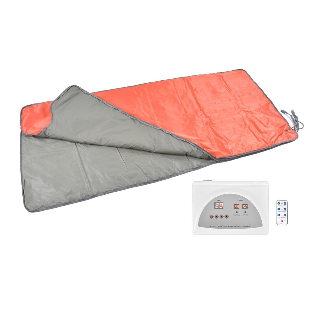 Sauna Blanket Far Infrared Sauna Heating Blanket Home Intelligent Two Stage Heat 650W for Salon