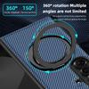KEYSION Kevlar Carbon Fiber Texture Case for MagSafe for Samsung Galaxy Z Fold 7 6 5 4 3 360° Rotating Magnetic Ring Stand Phone Cover