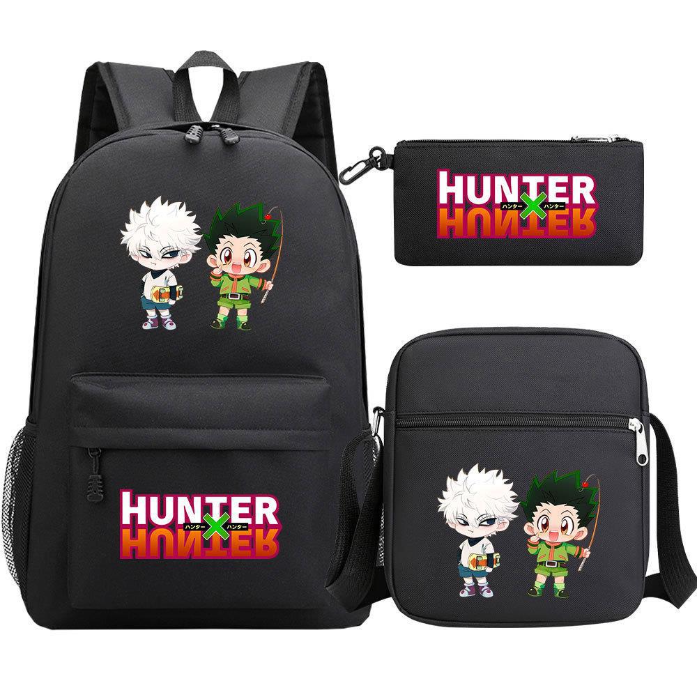 Animation, Full-Time Hunter, Young Students, School Bags, Men'S And Women'S Leisure Travel, Backpacks, Trendy Computer Bags