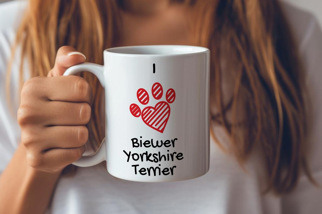 Biewer Yorkshire Terrier - Cup with a Dog, Cute Cup with Graphics, a Gift with Your Photo from the Art-Dog Brand