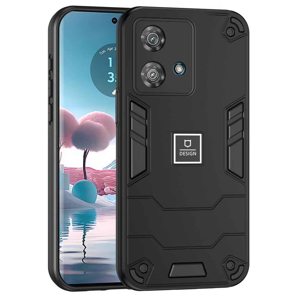 Funda para Teléfono Motorola Edge 40 Neo 5G Híbrida de Doble Capa TPU Suave PC Duro Cubierta a Prueba de Golpes