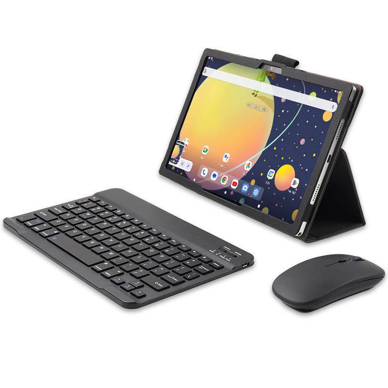 Kožené pouzdro Tab15 Pro: Ochranný 10,5" kryt na tablet se stojánkem a opěrkou rukou