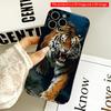 2DFlat Fierce Tiger Roar In Moonlit Forest All Inclusive Film Hard iPhone Case, Compatible with iPhone 18 Pro Max 17 16 15 14 13 12 11