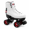 KSANA Setsuna Double-Row Microfiber Leather Roller Skates - Adult Four-Wheel Inline Skates for Professional Figure Skating