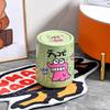 15L Crayon Shin chan 2025 Snacks DIY Trash Can with Lid Cute Deodorant Bedside Matcha Color Household Merchandises Waste Bins
