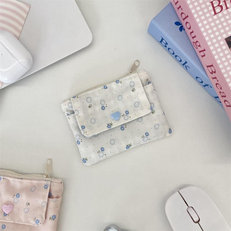 Card Bag Versatile Large-capacity Change Bag Miscellaneous Bag ID Card Bank Card Storage Double Layer