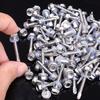 Self-Tapping Screws 410 Stainless Steel Hex Head Screws with Rubber Washer Ring Metal Self Drilling Screw for Hex Socket Wrench