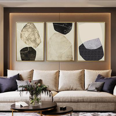 Nordic Abstract Art Geometric Shape Texture Line  Decorative Painting Poster Wall Art Canvas Print Painting Wall Pictures No Frame