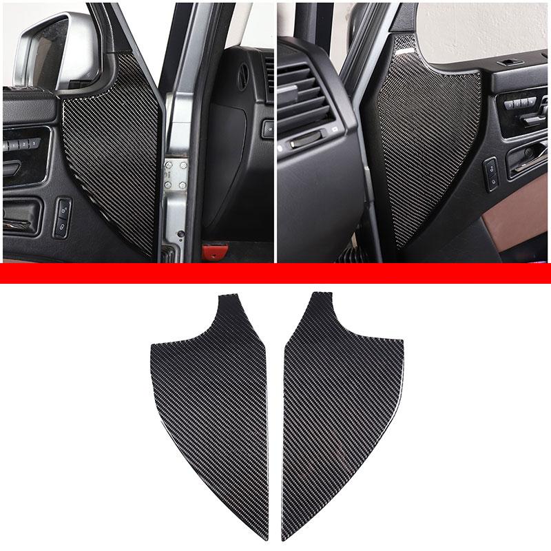 Soft carbon For Mercedes Benz G class W463 2013-18 Car Air Outlet Door Handle Trim sticker Inner & Outer Decoration Accessories